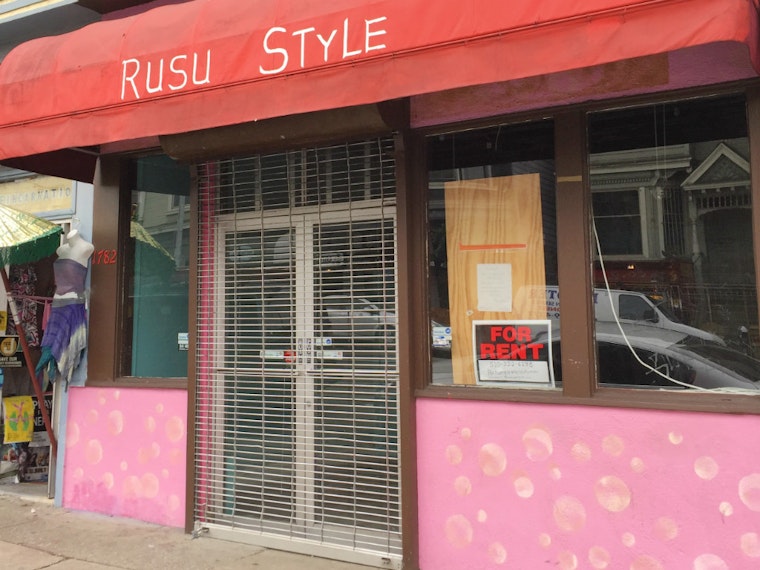 Rusu Style Closes, Leaving Another Vacancy On Haight