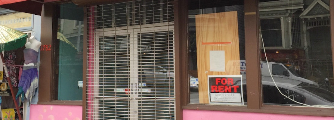 Rusu Style Closes, Leaving Another Vacancy On Haight