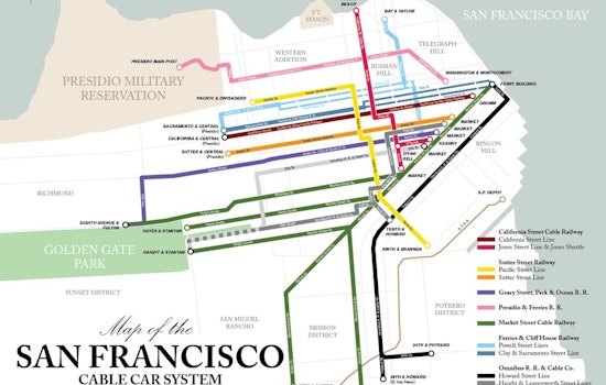 Transit-obsessed hobbyist debuts newest map: San Francisco’s cable car system, circa 1892