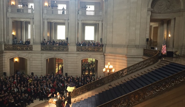 Pomp And Protesters: Inside Mayor Ed Lee's 2016 Inauguration