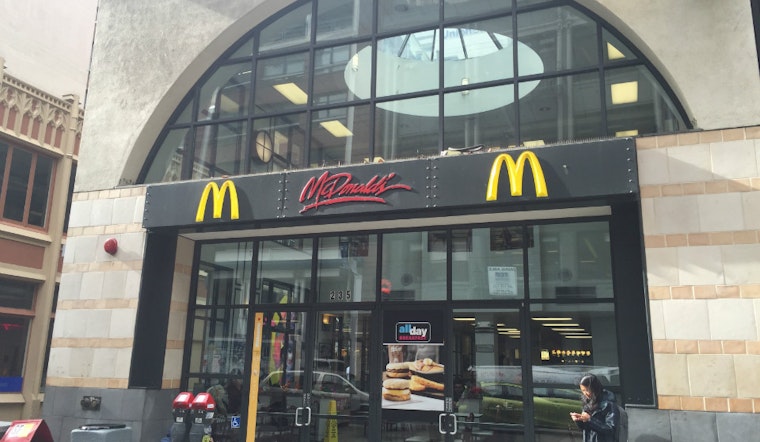 FiDi McDonald's To Become SF's Third 'Create Your Taste' Concept