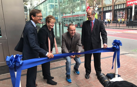 BART debuts first of 22 planned escalator canopies at downtown SF stations