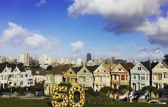 New Super Bowl '50' Statue Facing Painted Ladies Has Already Been Vandalized [Updated]