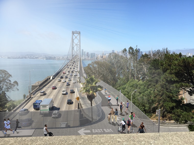 Proposal for full Bay Bridge bike path gains steam, but needs cash
