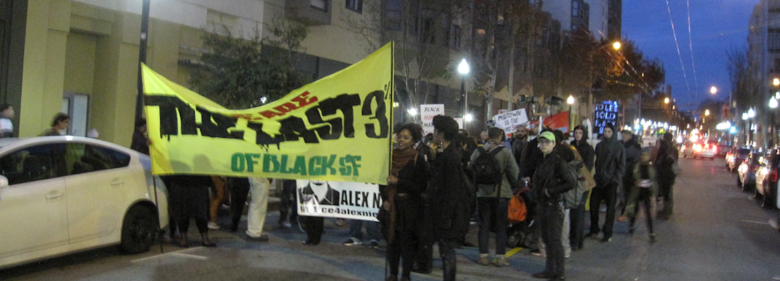 Protesters In The Fillmore Rally Against Police Violence, Gentrification
