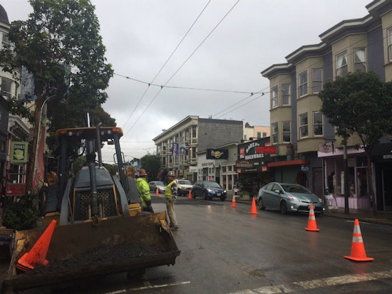 1600 Block Of Haight Disrupted For Sinkhole Repairs