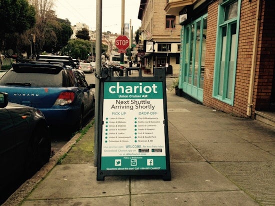 Chariot Shuttle Service Has Arrived In North Beach, Russian Hill