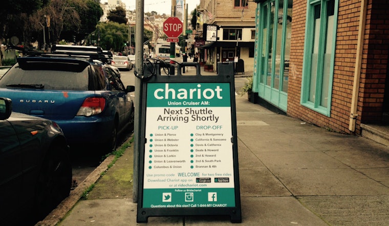 Chariot Shuttle Service Has Arrived In North Beach, Russian Hill