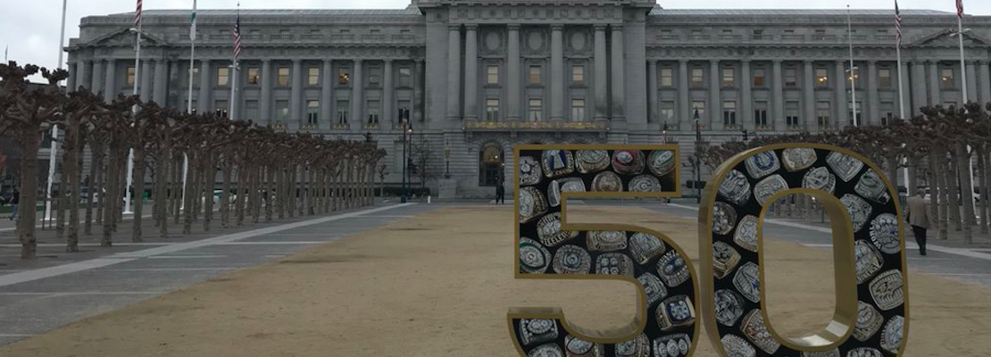 Civic Center Super Bowl Statue Also Vandalized, Now Reads ‘Sup Bro 50'