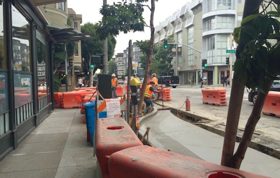 Sidewalk Bulb-Out On The Way To NE Corner Of Gough & Hayes