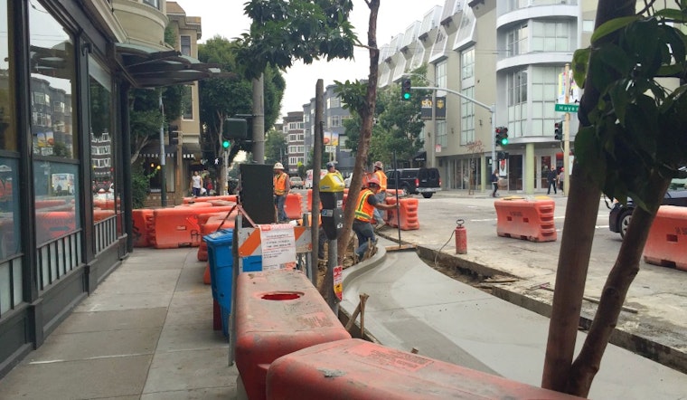 Sidewalk Bulb-Out On The Way To NE Corner Of Gough & Hayes