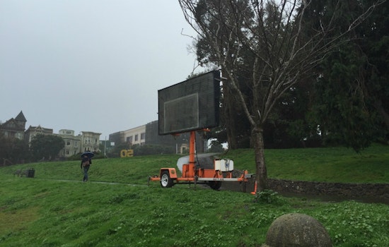 Large New Sign In Alamo Square Offers Anti-Theft Advice