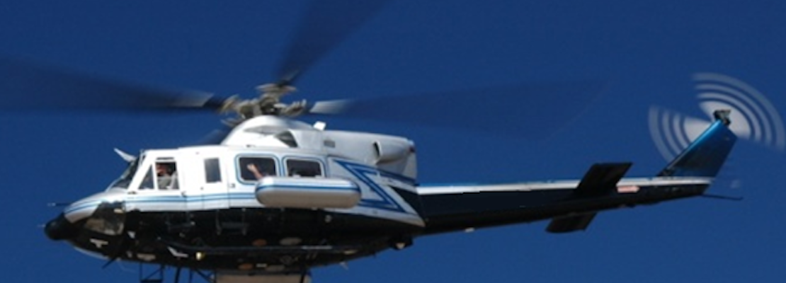 Low-Flying Helicopter Measuring City's Radiation Levels This Week