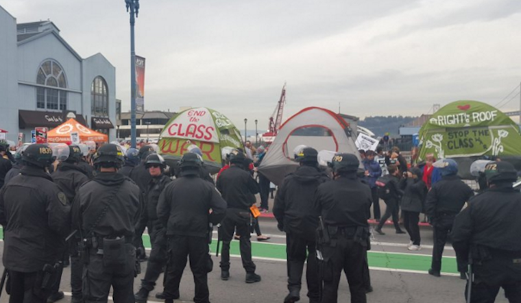#TackleHomelessness Protest Descends On Super Bowl City