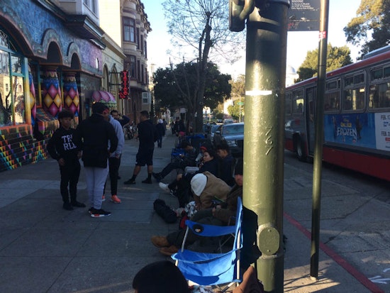 Nice Kicks Shoe Release Has People Lining Up For Overnight Wait In The Haight