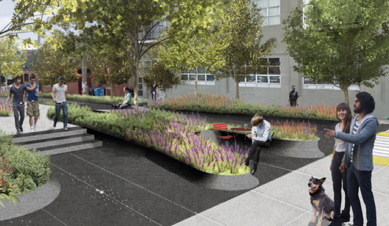 With Planning Approval, Western SoMa's Eagle Plaza One Step Closer To Reality