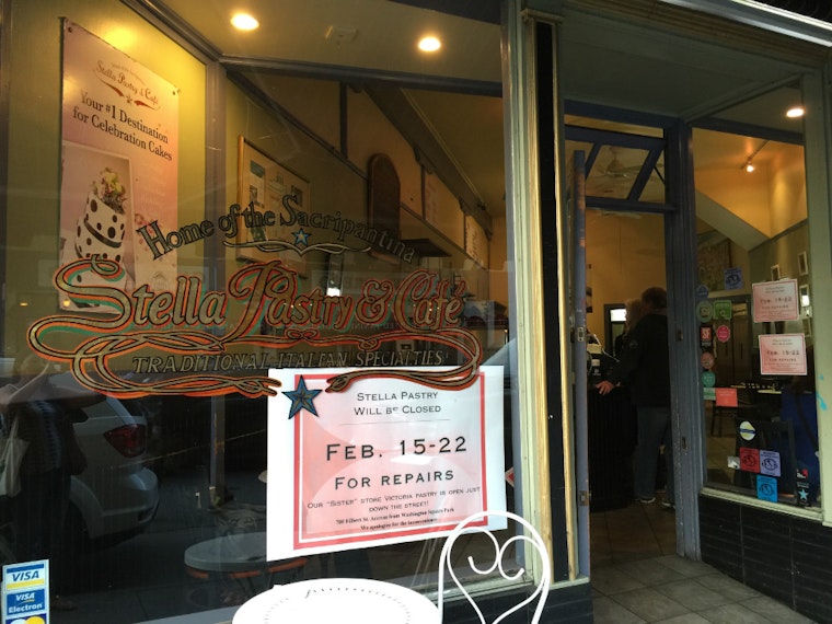 Stella Pastry & Cafe Closed For A Week For 'Sprucing Up'
