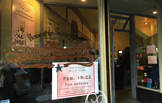 Stella Pastry & Cafe Closed For A Week For 'Sprucing Up'