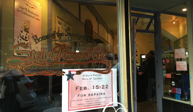 Stella Pastry & Cafe Closed For A Week For 'Sprucing Up'
