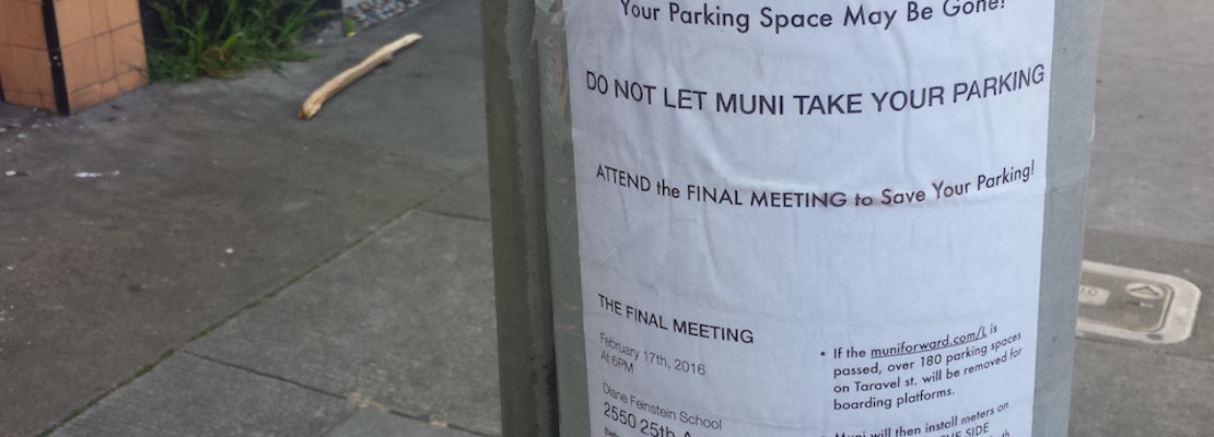 Flyers Protesting L-Taraval Changes Appear Ahead Of SFMTA Meeting