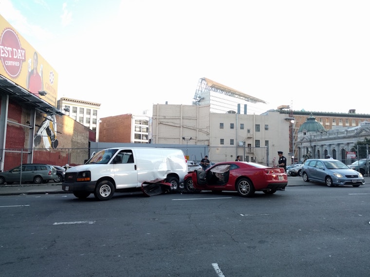 Three-Car Collision Closes Off Golden Gate At Jones