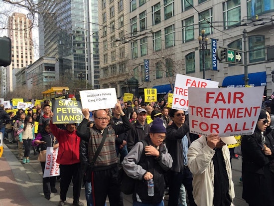 Thousands In SF March In Protest Of NYC Cop's Conviction