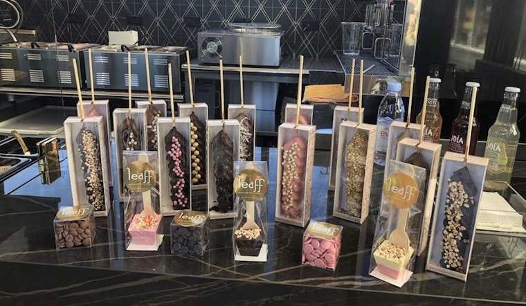 Get decadent waffle sticks and more at Century City's new Leaff Artisan Belgian Waffles