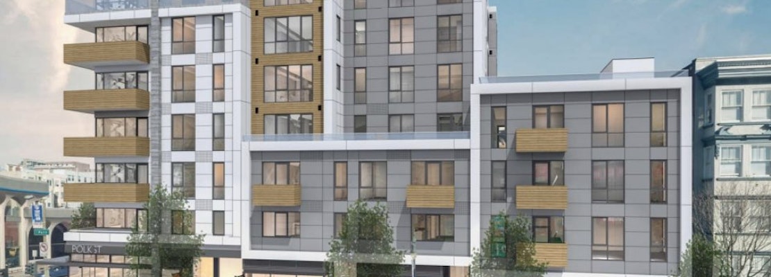 Despite Design Concerns, Planning Commission Approves 63 Units At Polk & California