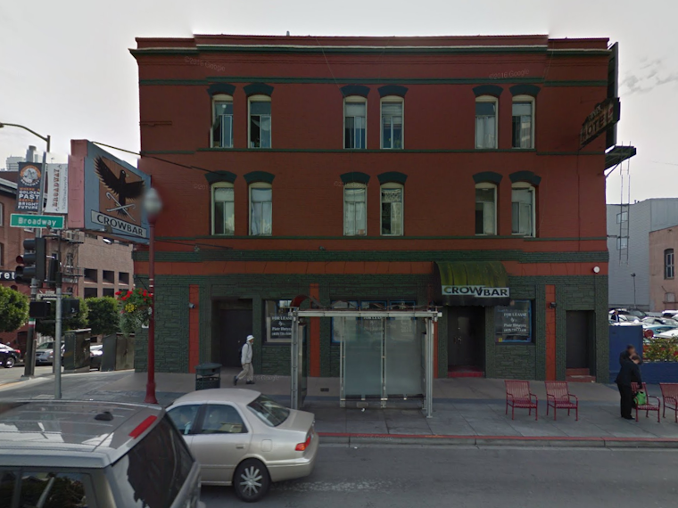 North Beach's Former Crow Bar Could Become Boutique Hotel & Sushi Bar