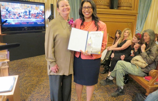 Upper Haighter Susan Strolis Honored For Alvord Lake Clean-Up Efforts
