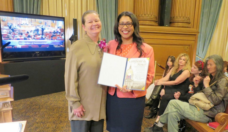 Upper Haighter Susan Strolis Honored For Alvord Lake Clean-Up Efforts