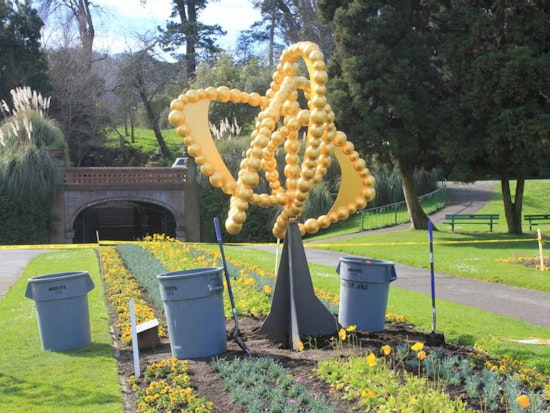 Conservatory Of Flowers' 'La Rose Des Vents' Removed For Restoration After 6 Months