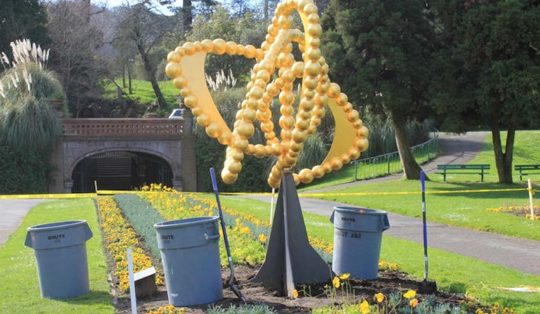 Conservatory Of Flowers' 'La Rose Des Vents' Removed For Restoration After 6 Months