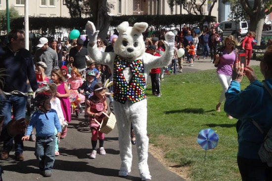 North Beach Easter Bunny Hops On With Buona Pasqua Parade & Breakfast
