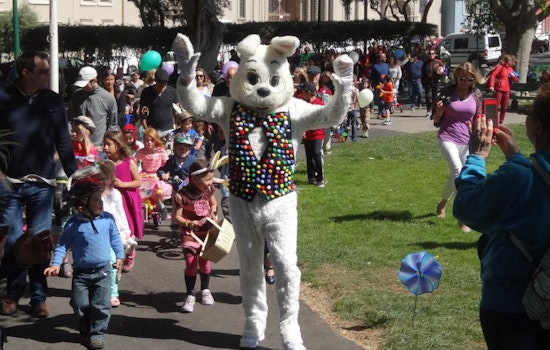 North Beach Easter Bunny Hops On With Buona Pasqua Parade & Breakfast