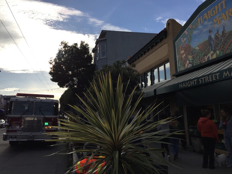 Minor Fire Reported At Haight Street Market