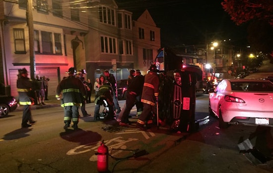 Vehicle Rollover On Eureka Street Leaves 2 Occupants Shaken Up