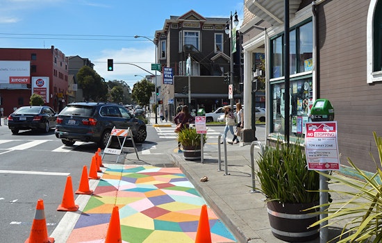 San Francisco's First On-Street Mural Underway At Madrone