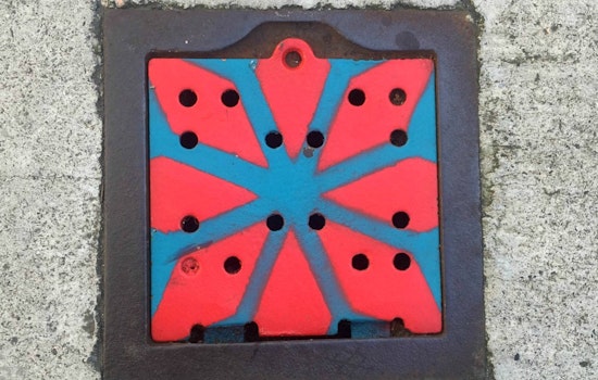 Mysterious Painted Grates Appear On Divisadero's Sidewalks