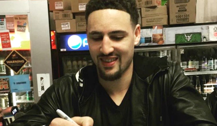 Warriors Star Klay Thompson Visits The Lower Haight