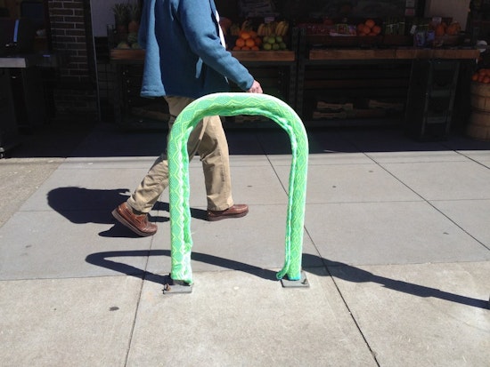 Cole Valley Resident Bids Farewell With Colorful Yarn Bombing