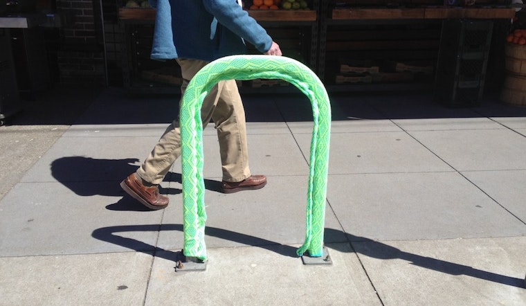Cole Valley Resident Bids Farewell With Colorful Yarn Bombing
