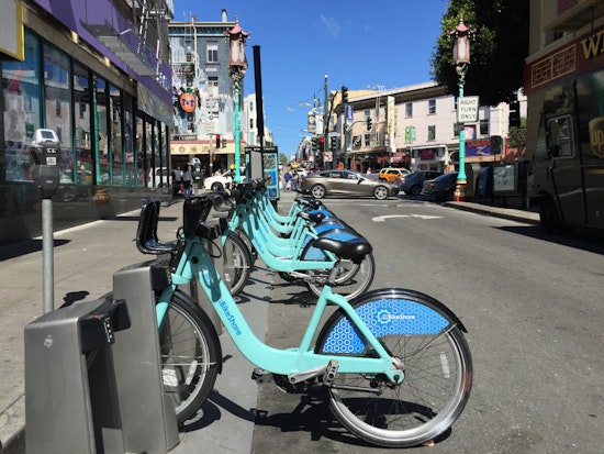 North Beach's Bay Area Bike Share Station Moves South