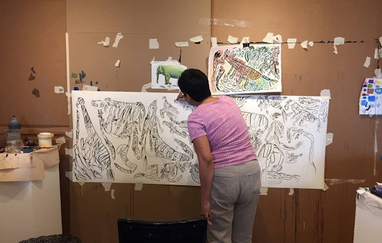 Creativity Explored's 'Tabula Rasa' Transforms Gallery Into Art-Making Space