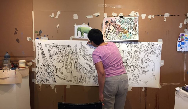 Creativity Explored's 'Tabula Rasa' Transforms Gallery Into Art-Making Space