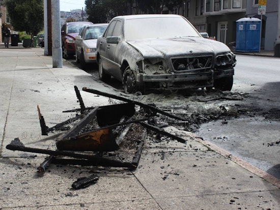 Police Investigating Early-Morning 2-Car Arson At Stanyan & Parnassus