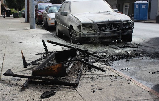 Police Investigating Early-Morning 2-Car Arson At Stanyan & Parnassus