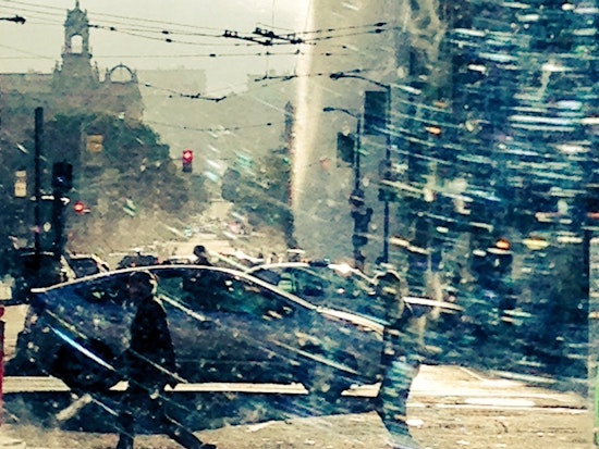 Hydrant Erupts Near Hayes And Polk, Reportedly From Car Sideswipe [Updated]