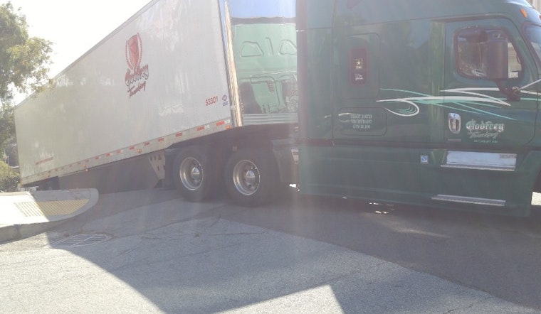 Truck Stuck At 14th Street And Buena Vista