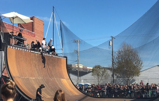 Tony Hawk Soars On SoMa Skateboard Ramp